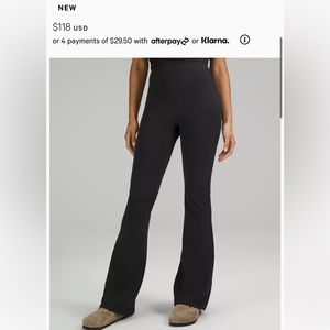 Brand new Lululemon high rise flare pant size 8